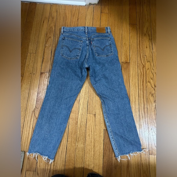 Two tone Levi’s Wedgie Straight jeans size 28 - Picture 5 of 8